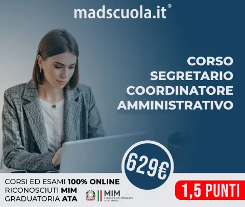 Corso Segretario-Coordinatore Amministrativo
